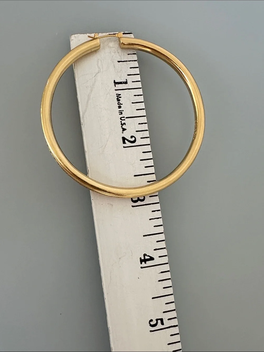 Versace Large Gold Hoop Earrings